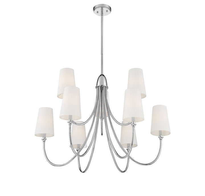 Savoy House Cameron 1-2541-9-109 Chandelier Light - Polished Nickel