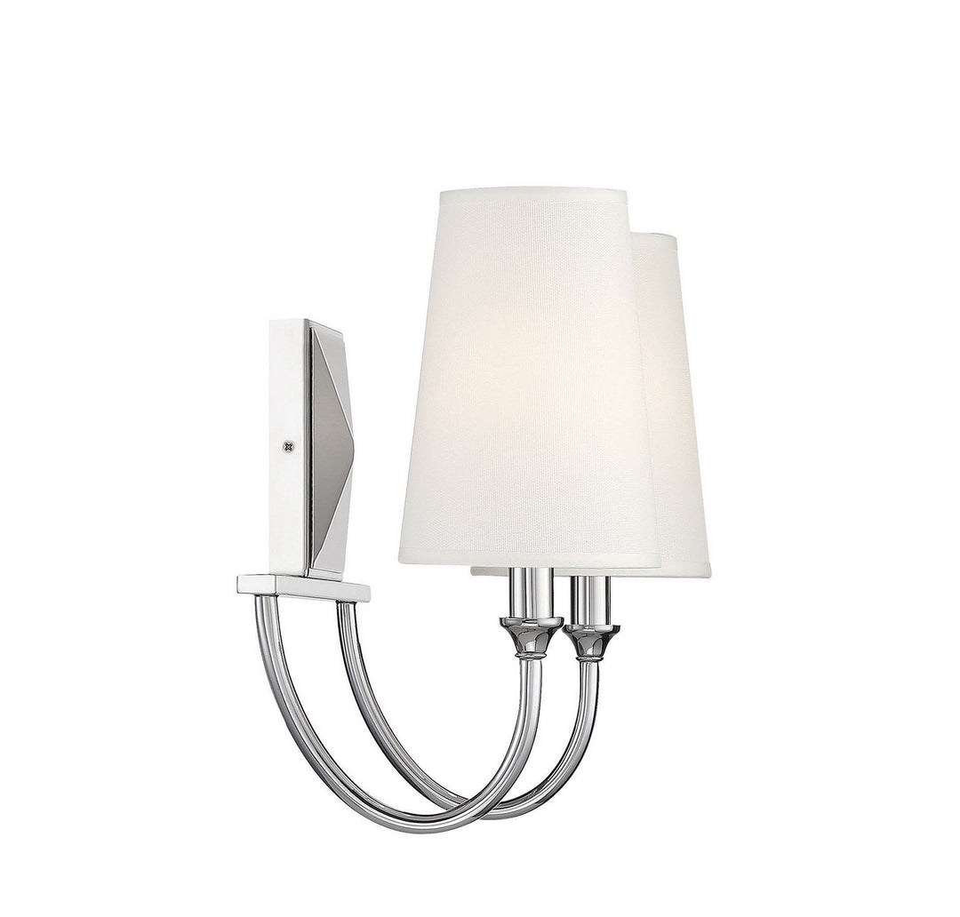 Savoy House Cameron 8-2542-2-109 Bath Vanity Light 15 in. wide - Polished Nickel