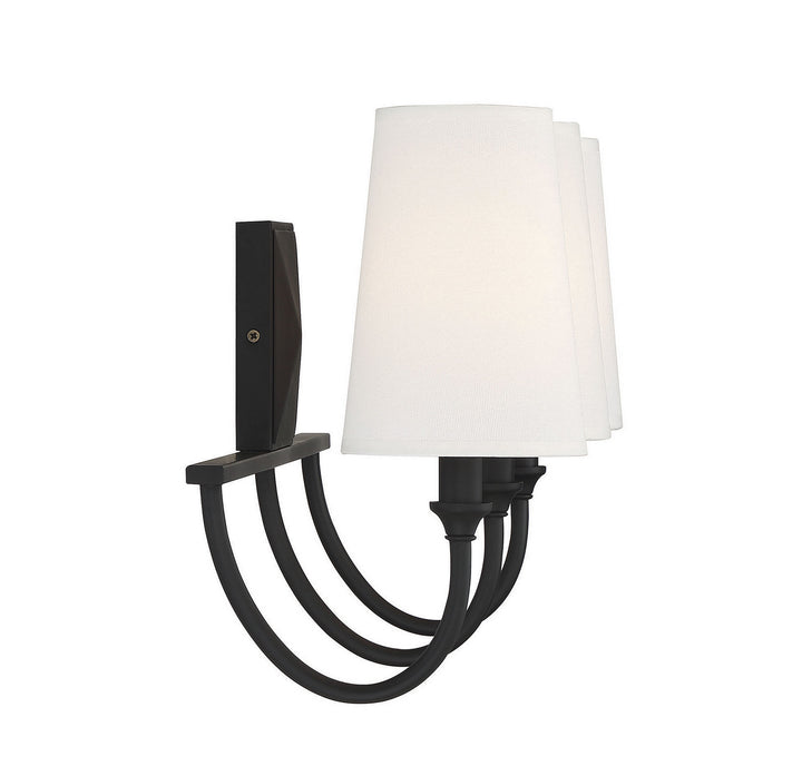 Savoy House Cameron 8-2542-3-89 Bath Vanity Light 24 in. wide - Matte Black