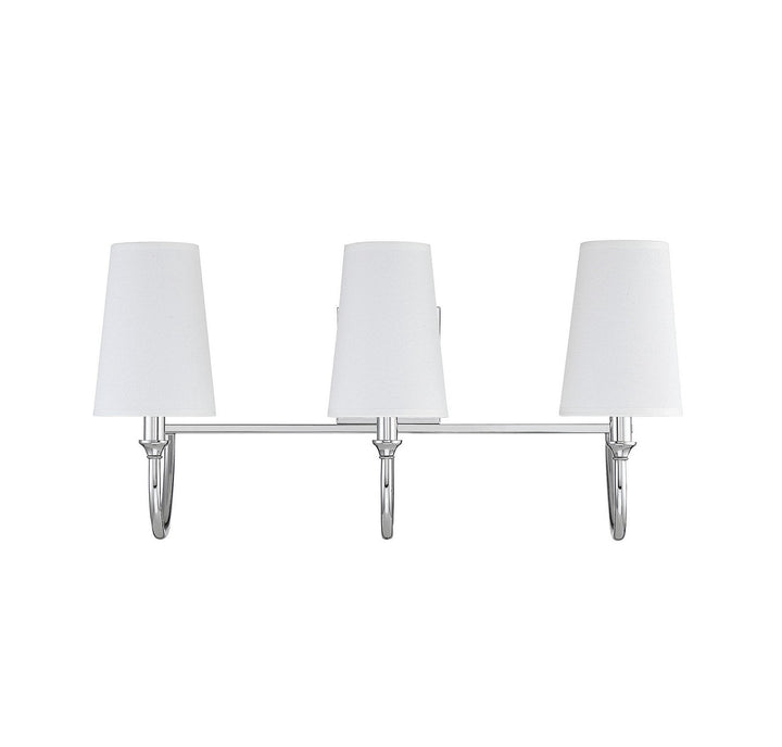 Savoy House Cameron 8-2542-3-109 Bath Vanity Light 24 in. wide - Polished Nickel