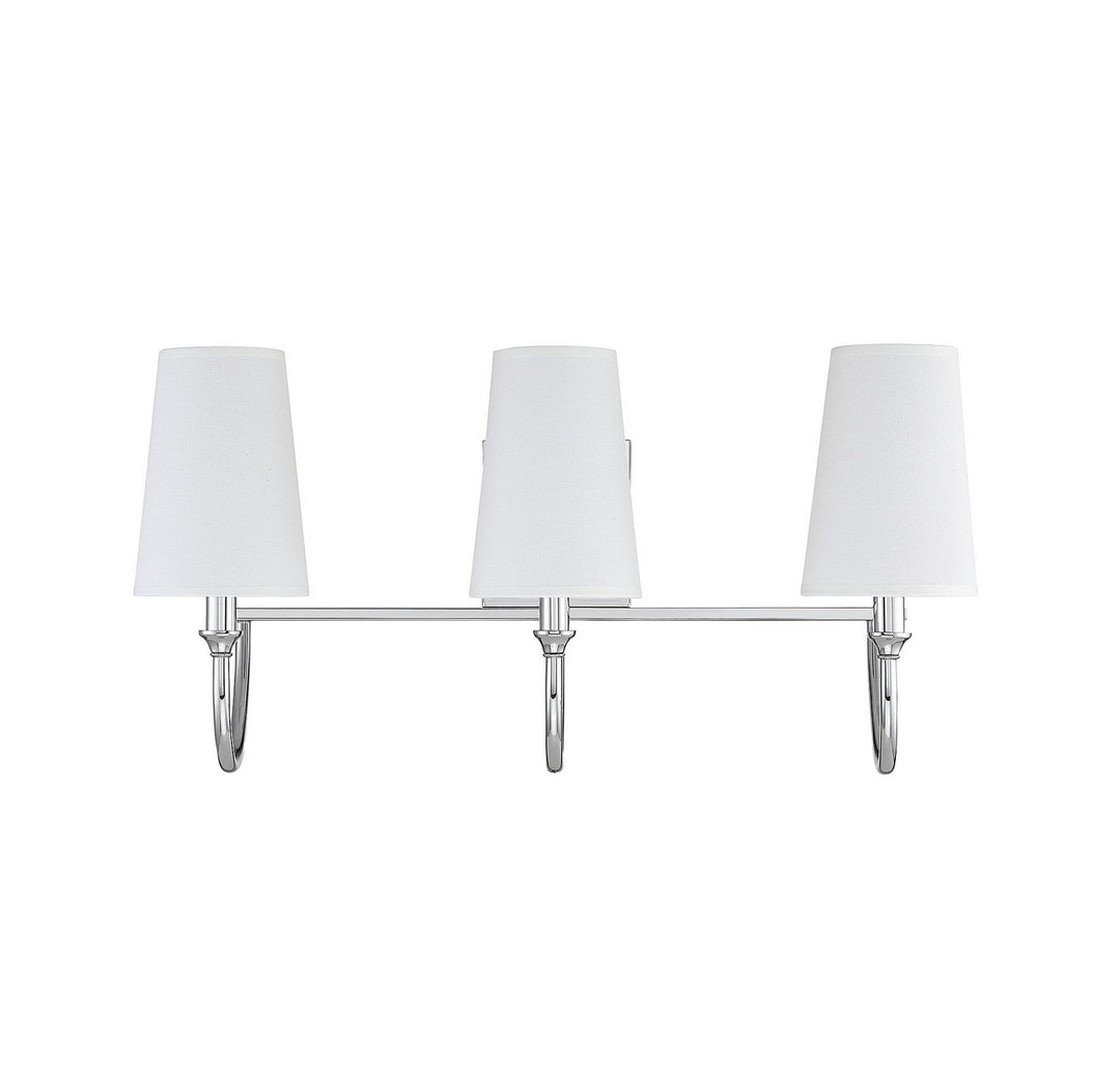 Savoy House Cameron 8-2542-3-109 Bath Vanity Light 24 in. wide - Polished Nickel