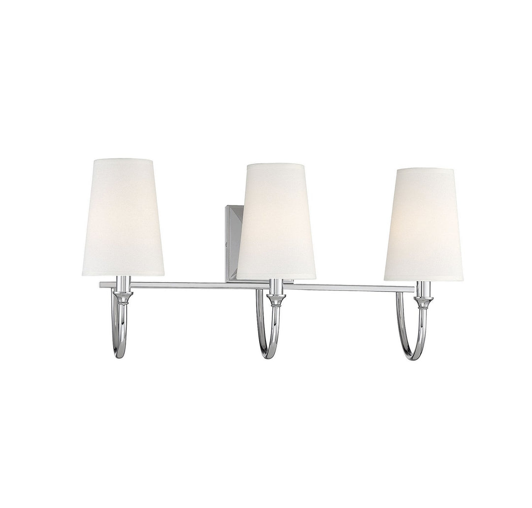 Savoy House Cameron 8-2542-3-109 Bath Vanity Light 24 in. wide - Polished Nickel