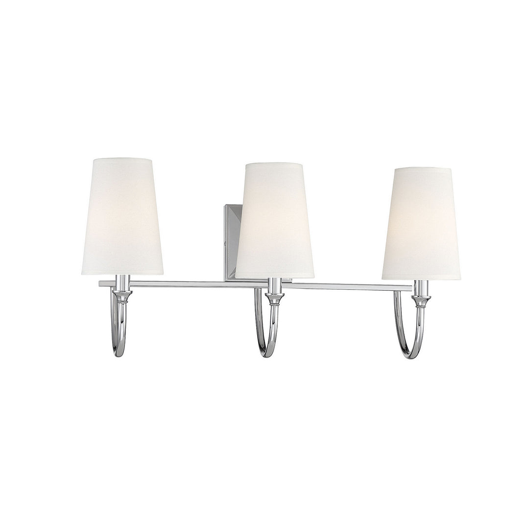 Savoy House Cameron 8-2542-3-109 Bath Vanity Light 24 in. wide - Polished Nickel