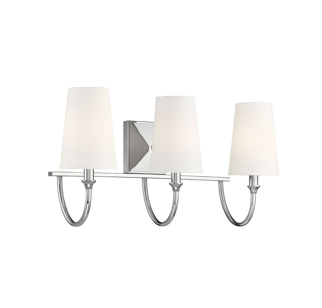Savoy House Cameron 8-2542-3-109 Bath Vanity Light 24 in. wide - Polished Nickel