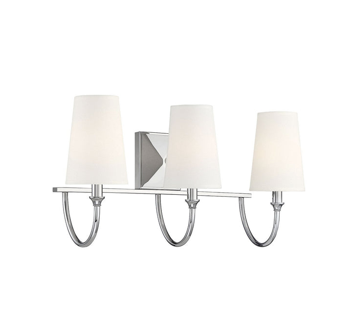 Savoy House Cameron 8-2542-3-109 Bath Vanity Light 24 in. wide - Polished Nickel