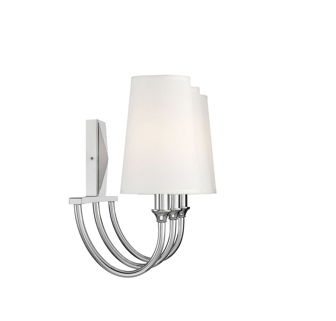 Savoy House Cameron 8-2542-3-109 Bath Vanity Light 24 in. wide - Polished Nickel