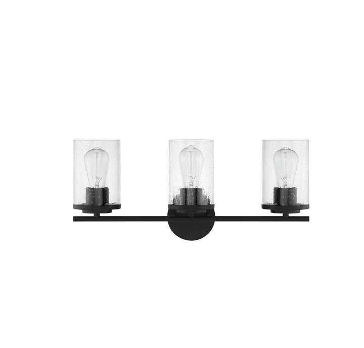 Savoy House Marshall 8-8020-3-BK Bath Vanity Light 22 in. wide - Matte Black