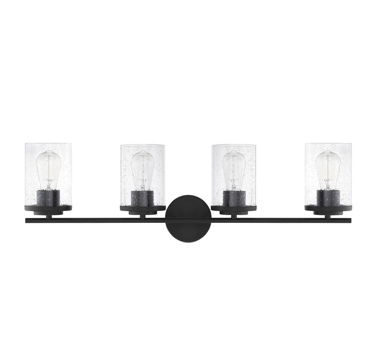 Savoy House Marshall 8-8020-4-BK Bath Vanity Light 31 in. wide - Matte Black