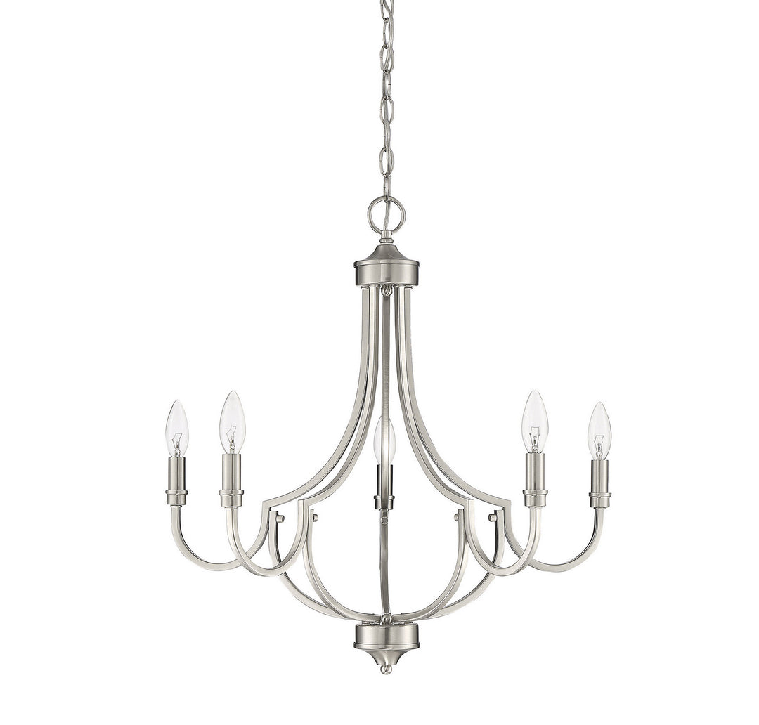 Savoy House Auburn 1-2005-5-SN Chandelier Light - Satin Nickel