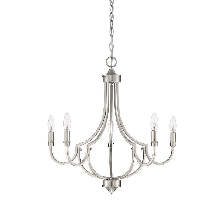 Savoy House Auburn 1-2005-5-SN Chandelier Light - Satin Nickel