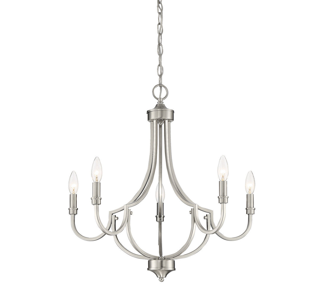 Savoy House Auburn 1-2005-5-SN Chandelier Light - Satin Nickel