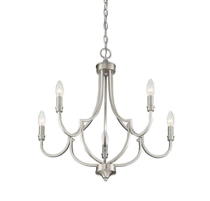 Savoy House Auburn 1-2005-5-SN Chandelier Light - Satin Nickel