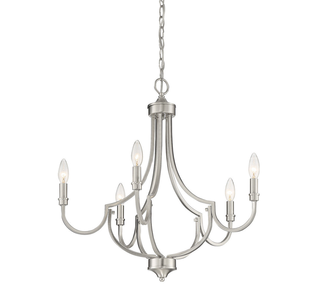 Savoy House Auburn 1-2005-5-SN Chandelier Light - Satin Nickel