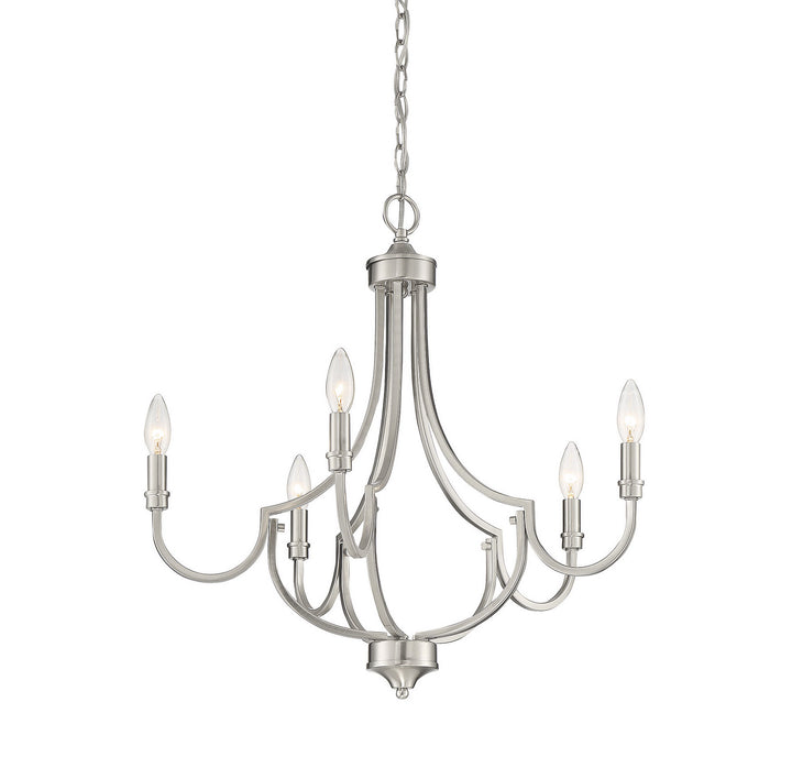 Savoy House Auburn 1-2005-5-SN Chandelier Light - Satin Nickel