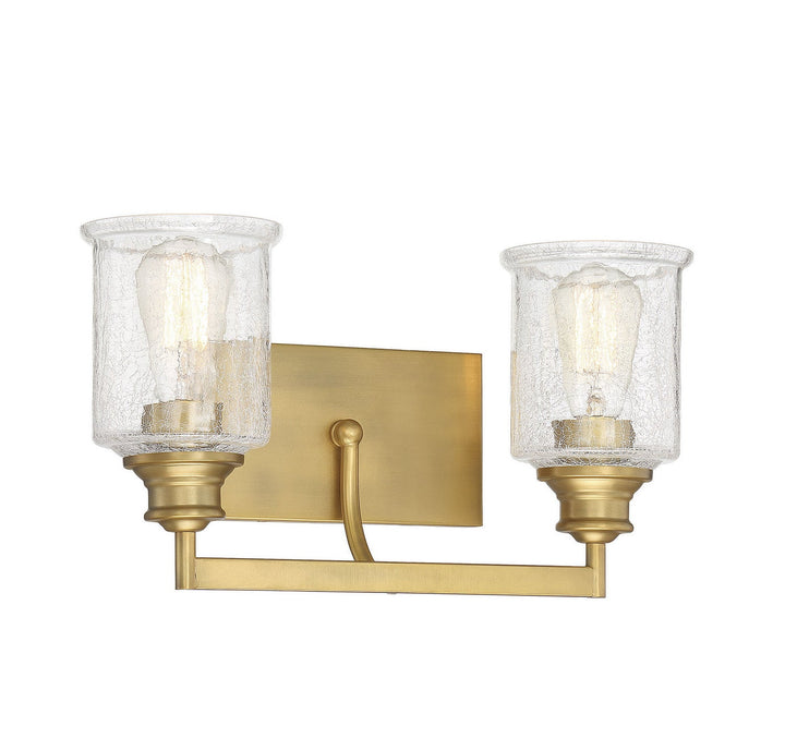 Savoy House Hampton 8-1972-2-322 Bath Vanity Light 16 in. wide - Warm Brass