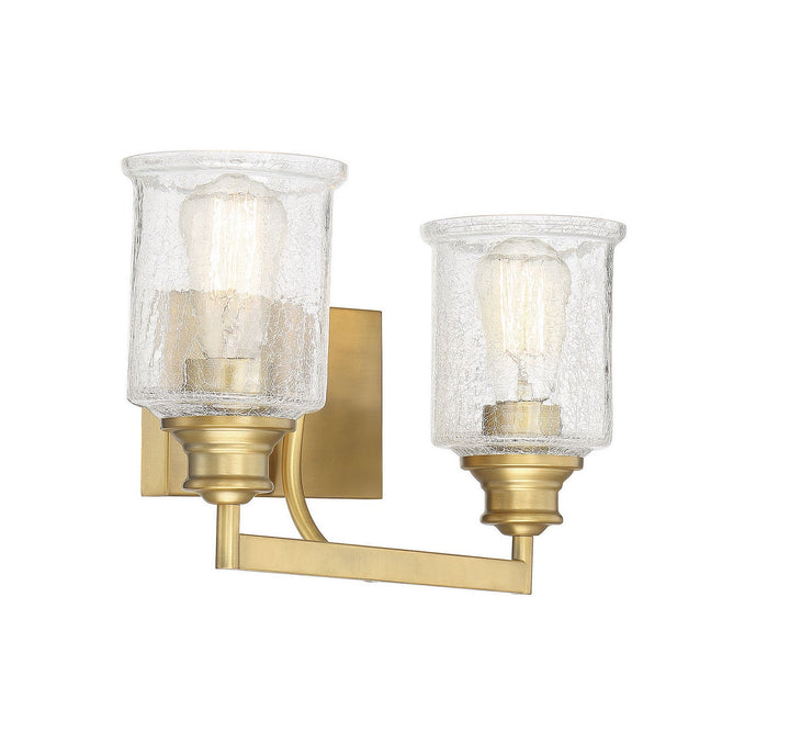 Savoy House Hampton 8-1972-2-322 Bath Vanity Light 16 in. wide - Warm Brass