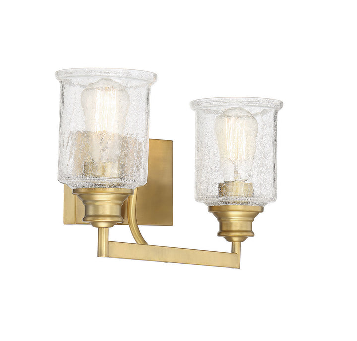 Savoy House Hampton 8-1972-2-322 Bath Vanity Light 16 in. wide - Warm Brass