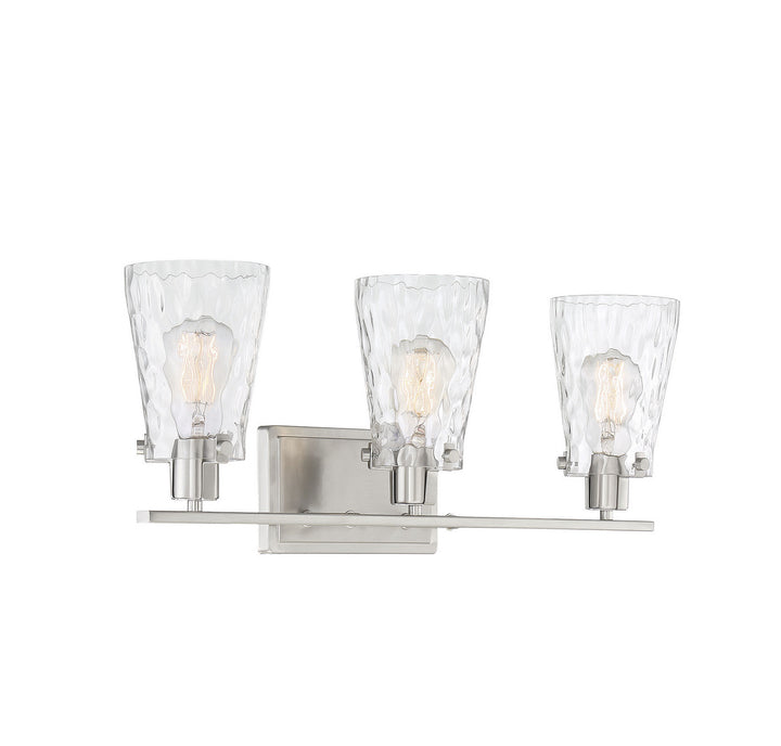 Savoy House Vaughan 8-4508-3-SN Bath Vanity Light 24 in. wide - Satin Nickel