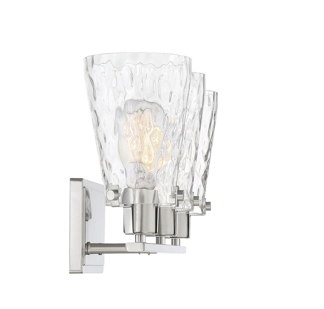 Savoy House Vaughan 8-4508-3-SN Bath Vanity Light 24 in. wide - Satin Nickel