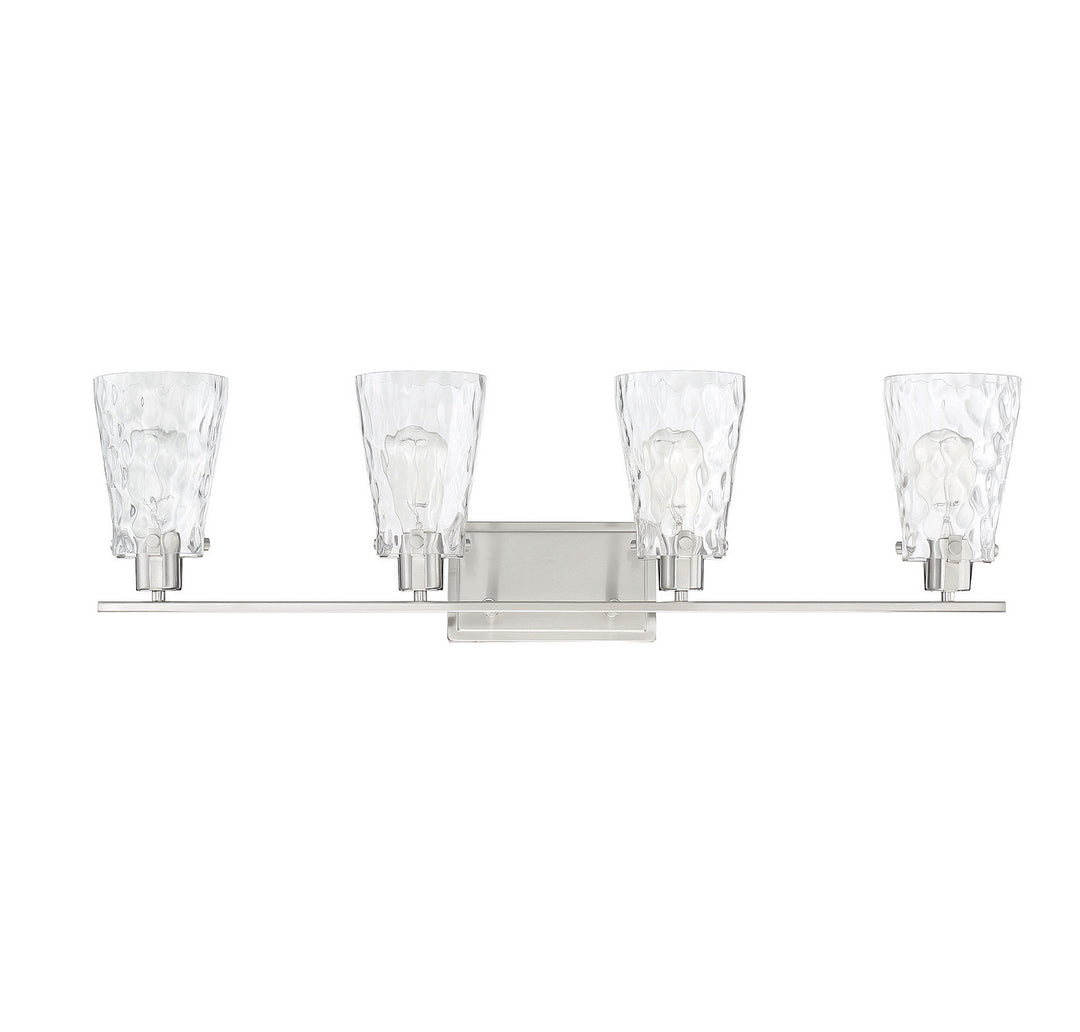 Savoy House Vaughan 8-4508-4-SN Bath Vanity Light 33 in. wide - Satin Nickel