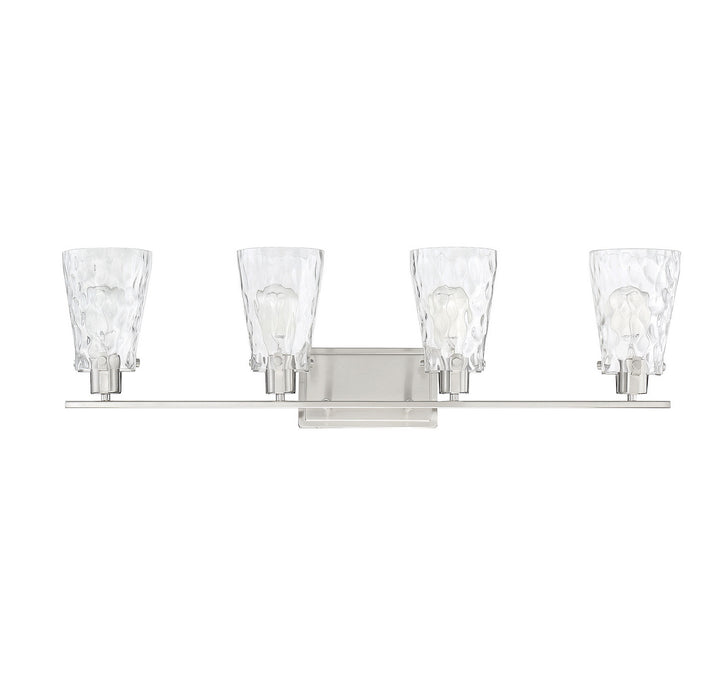 Savoy House Vaughan 8-4508-4-SN Bath Vanity Light 33 in. wide - Satin Nickel