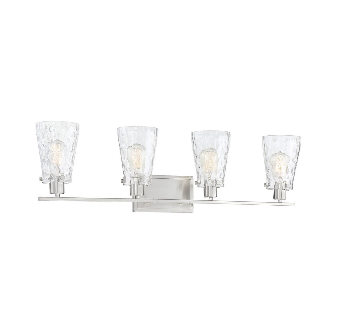 Savoy House Vaughan 8-4508-4-SN Bath Vanity Light 33 in. wide - Satin Nickel