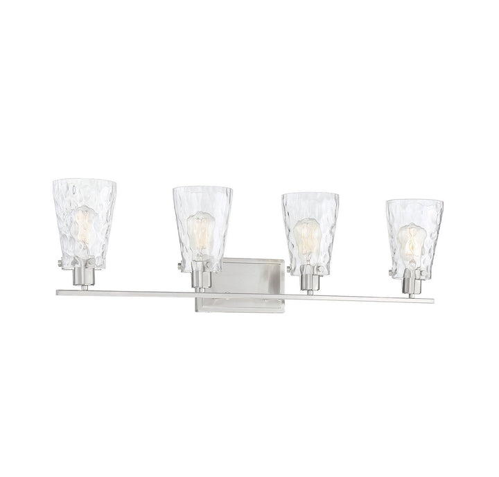 Savoy House Vaughan 8-4508-4-SN Bath Vanity Light 33 in. wide - Satin Nickel