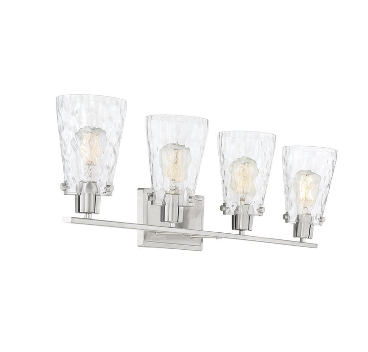 Savoy House Vaughan 8-4508-4-SN Bath Vanity Light 33 in. wide - Satin Nickel