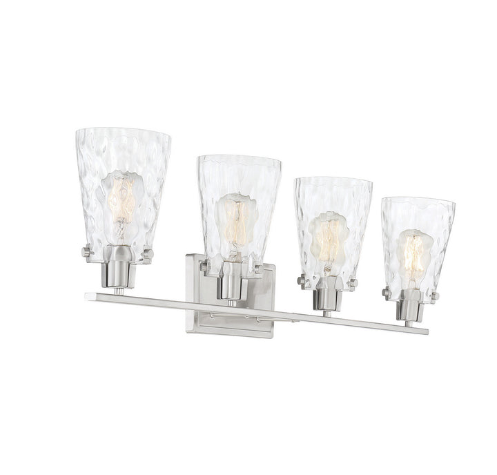 Savoy House Vaughan 8-4508-4-SN Bath Vanity Light 33 in. wide - Satin Nickel