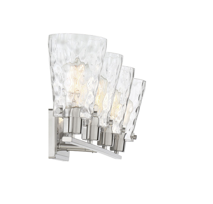 Savoy House Vaughan 8-4508-4-SN Bath Vanity Light 33 in. wide - Satin Nickel