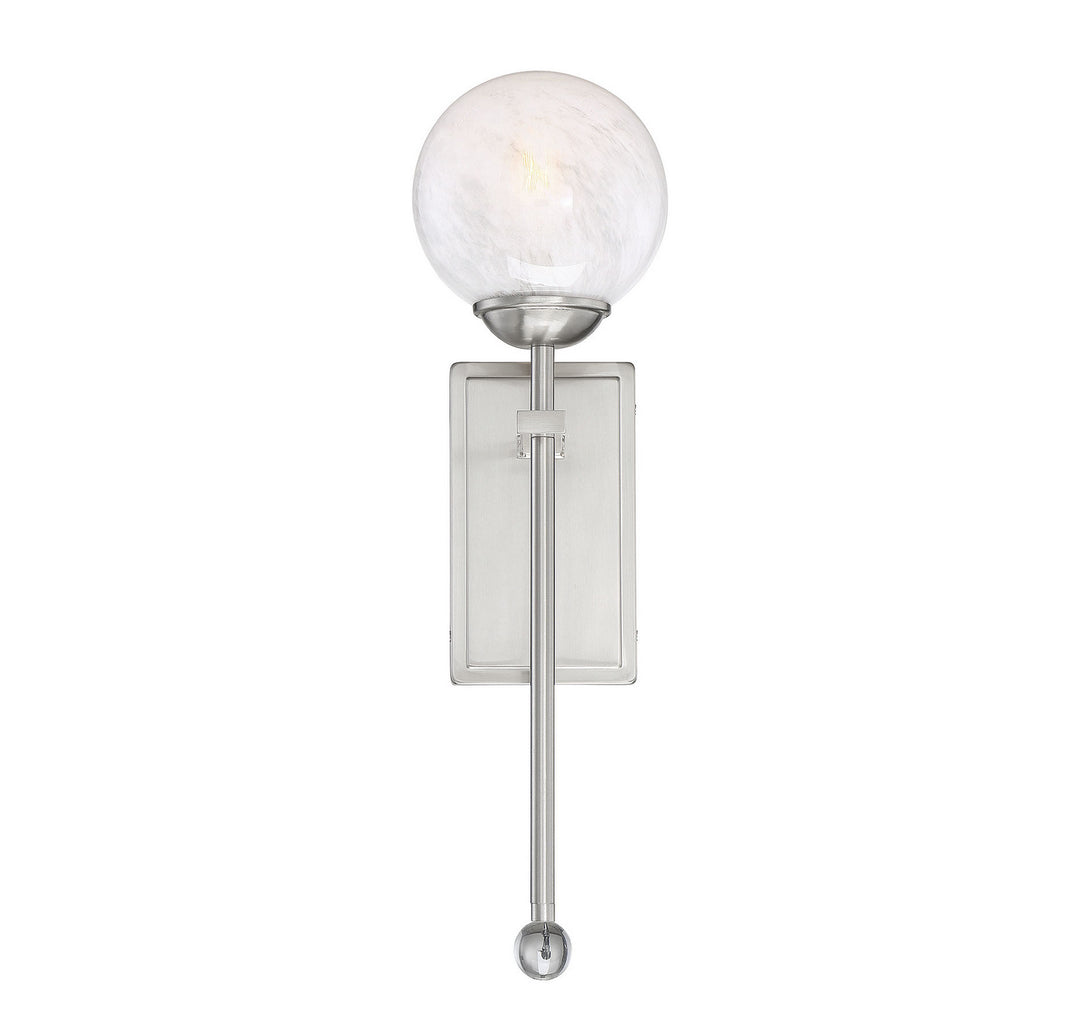Savoy House Medina 9-4504-1-SN Wall Light - Satin Nickel