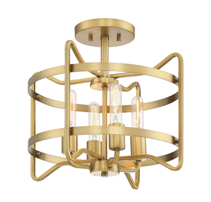Savoy House Kent 6-4900-4-322 Ceiling Light - Warm Brass