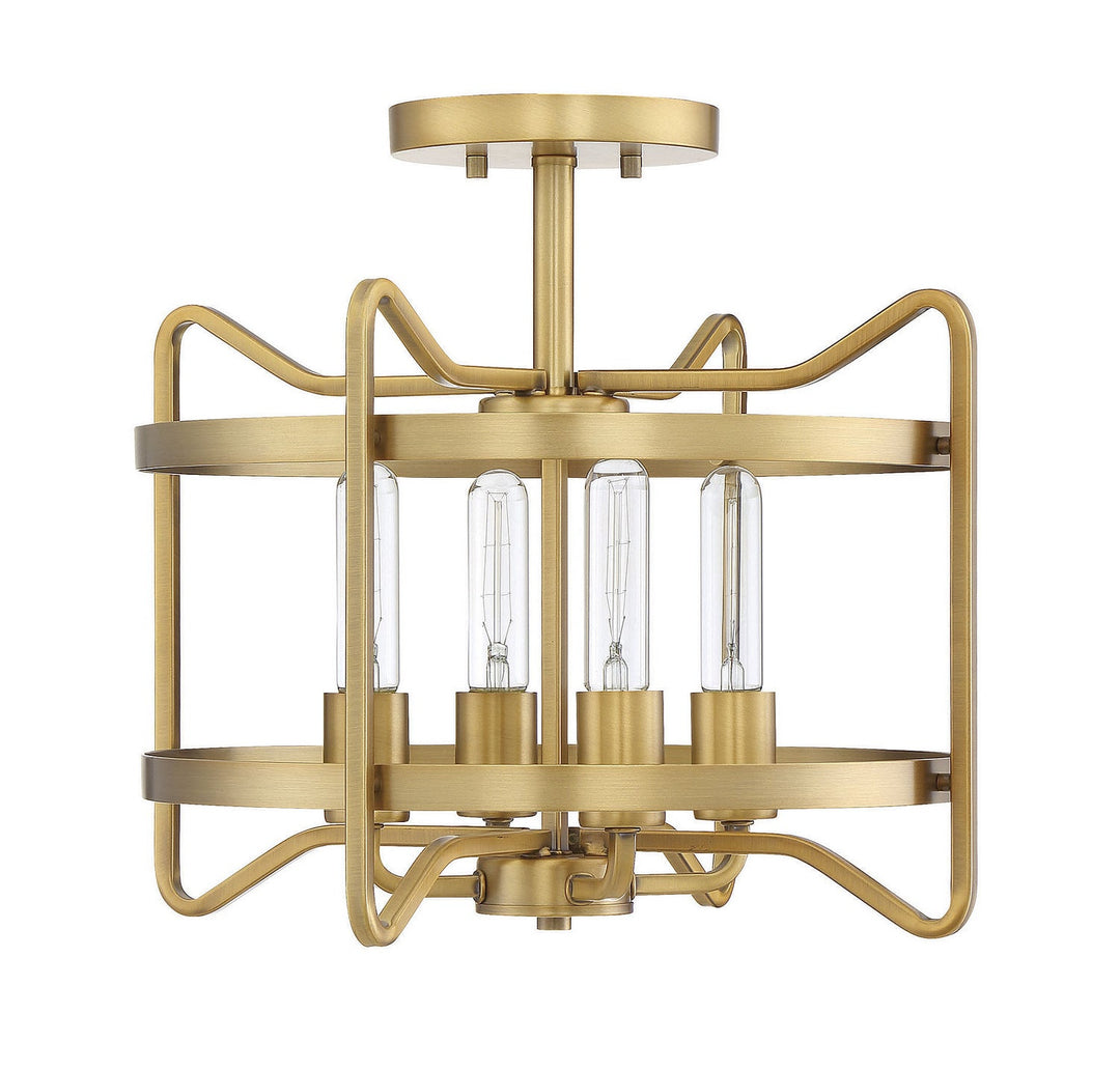 Savoy House Kent 6-4900-4-322 Ceiling Light - Warm Brass