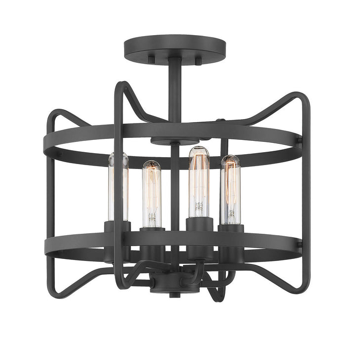 Savoy House Kent 6-4900-4-89 Ceiling Light - Matte Black