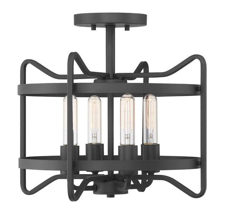 Savoy House Kent 6-4900-4-89 Ceiling Light - Matte Black