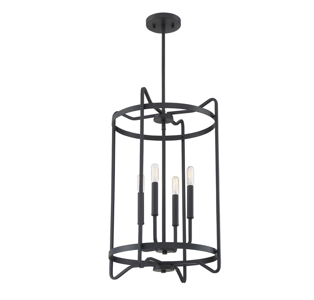 Savoy House Kent 3-4901-4-89 Pendant Light - Matte Black