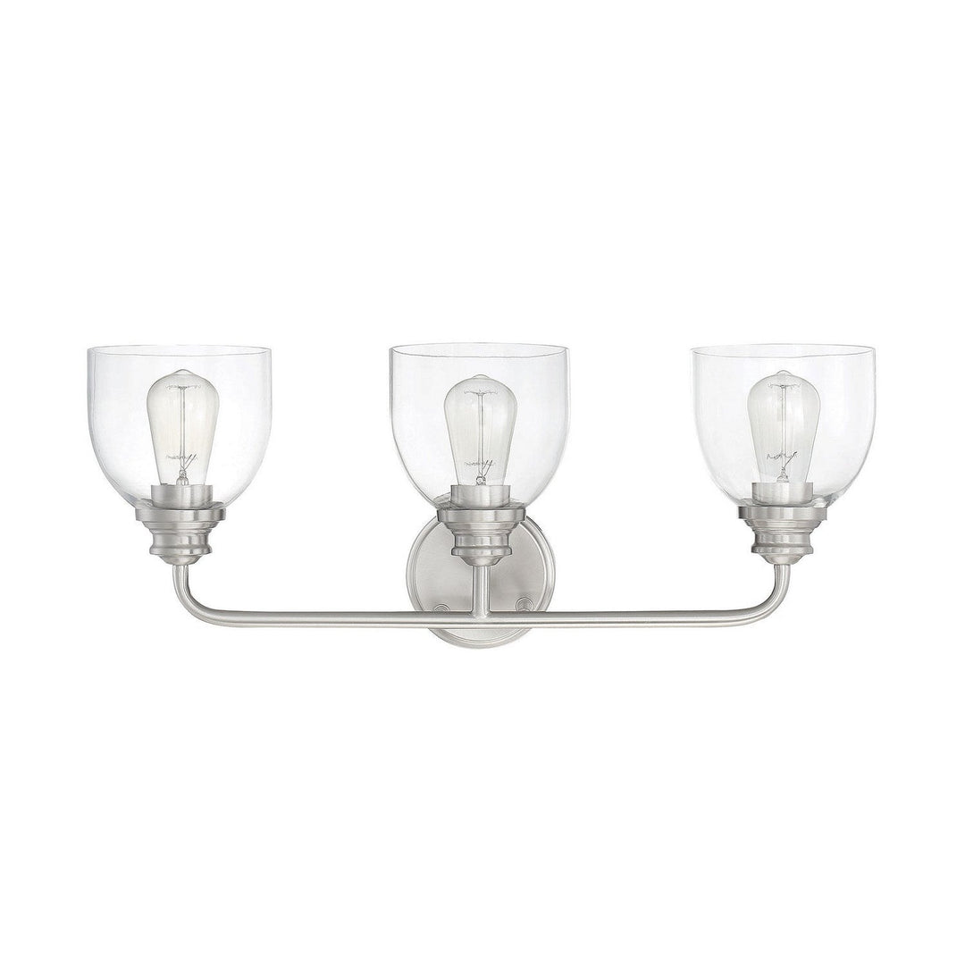 Savoy House Vale 8-7205-3-SN Bath Vanity Light 24 in. wide - Satin Nickel