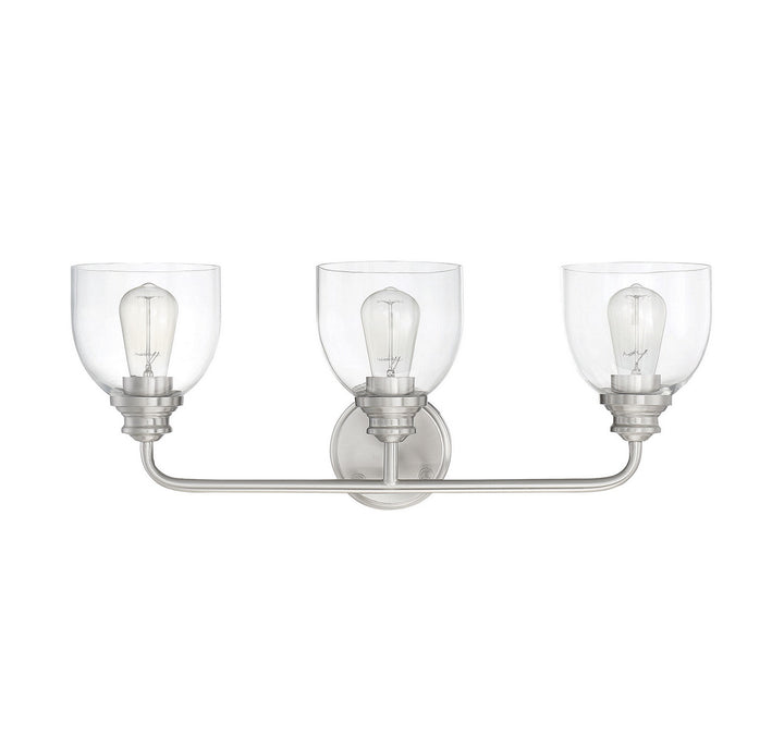 Savoy House Vale 8-7205-3-SN Bath Vanity Light 24 in. wide - Satin Nickel