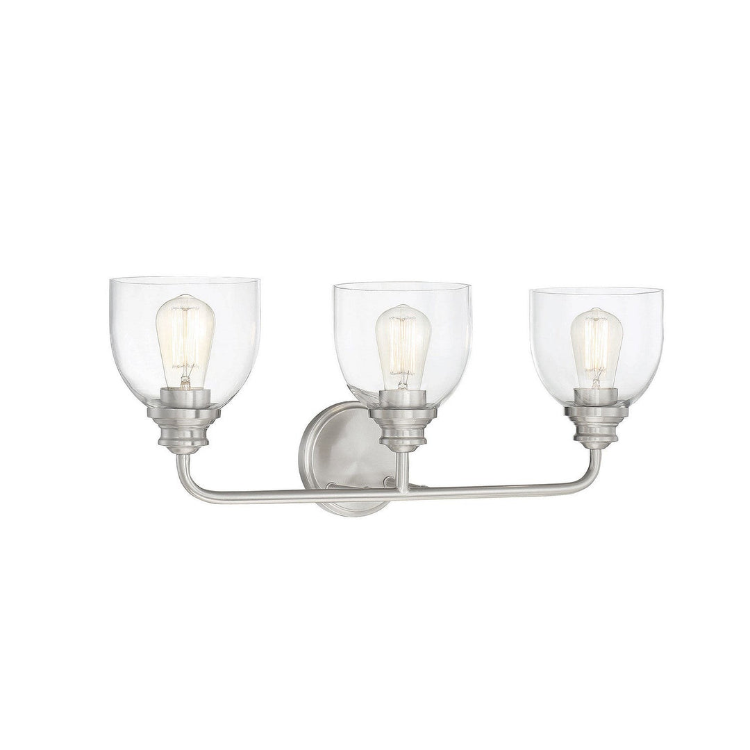 Savoy House Vale 8-7205-3-SN Bath Vanity Light 24 in. wide - Satin Nickel