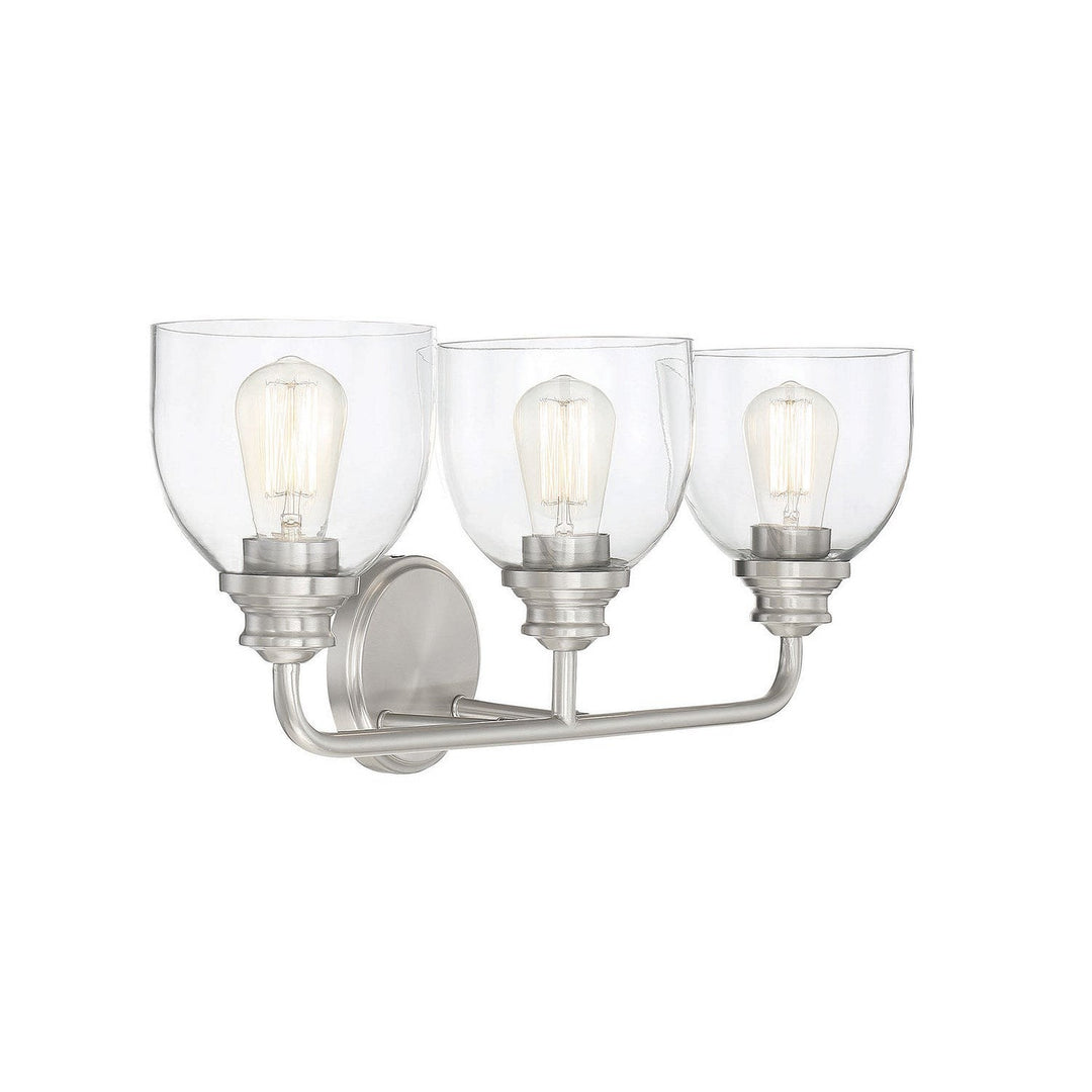 Savoy House Vale 8-7205-3-SN Bath Vanity Light 24 in. wide - Satin Nickel
