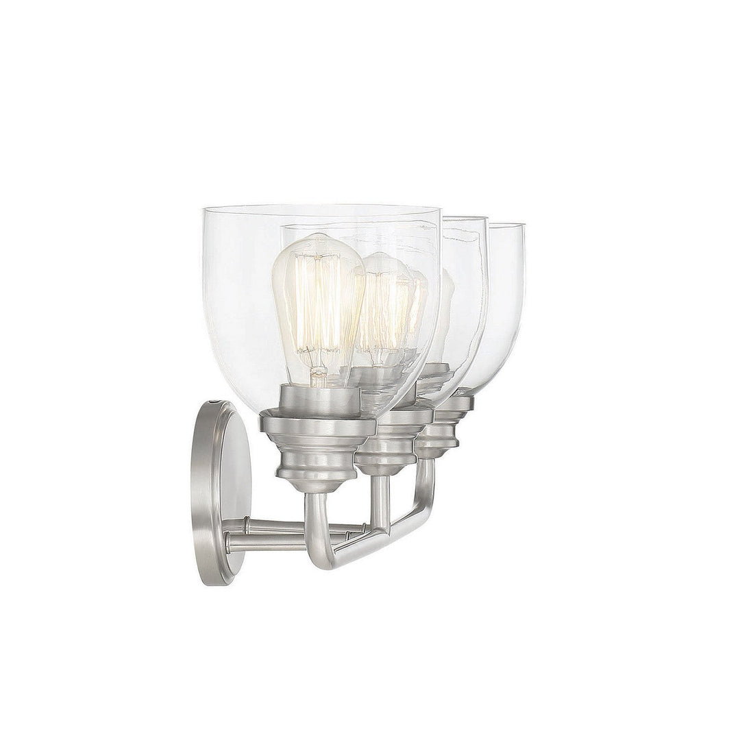 Savoy House Vale 8-7205-3-SN Bath Vanity Light 24 in. wide - Satin Nickel