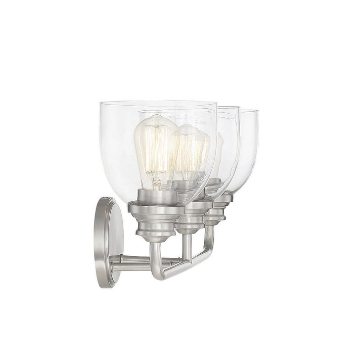 Savoy House Vale 8-7205-3-SN Bath Vanity Light 24 in. wide - Satin Nickel