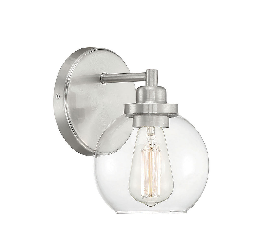 Savoy House Carson 9-4050-1-SN Wall Sconce Light - Satin Nickel