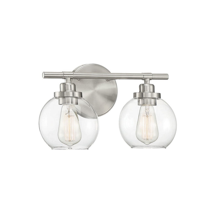 Savoy House Carson 8-4050-2-SN Bath Vanity Light 14 in. wide - Satin Nickel