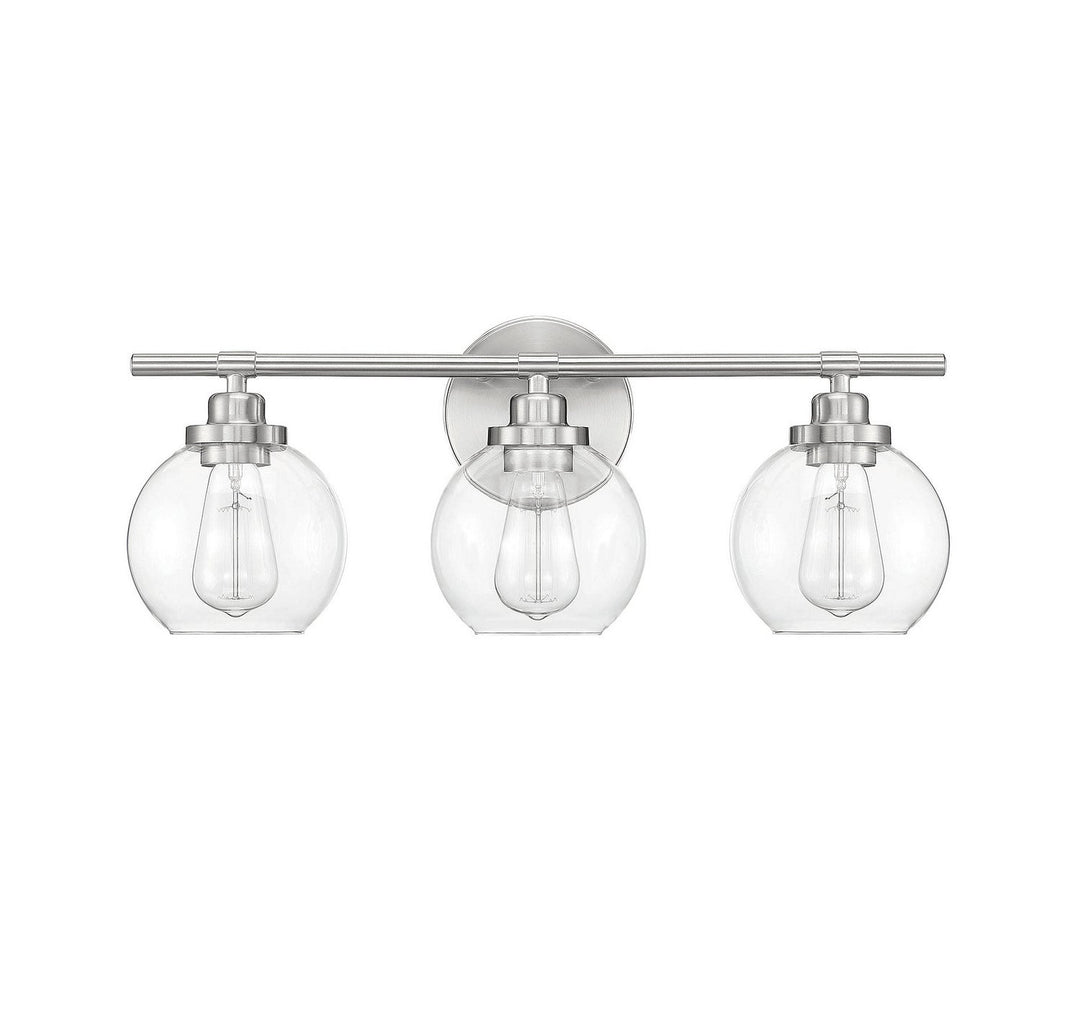 Savoy House Carson 8-4050-3-SN Bath Vanity Light 23 in. wide - Satin Nickel