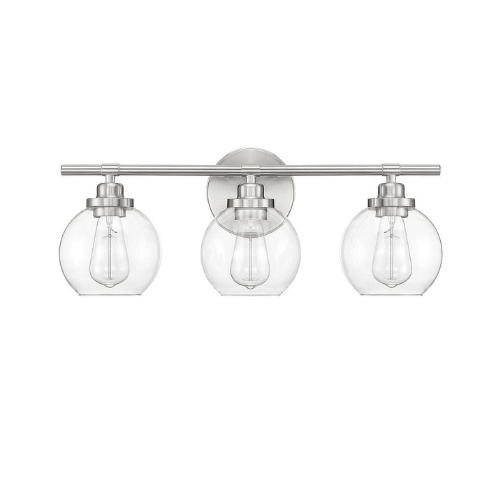 Savoy House Carson 8-4050-3-SN Bath Vanity Light 23 in. wide - Satin Nickel