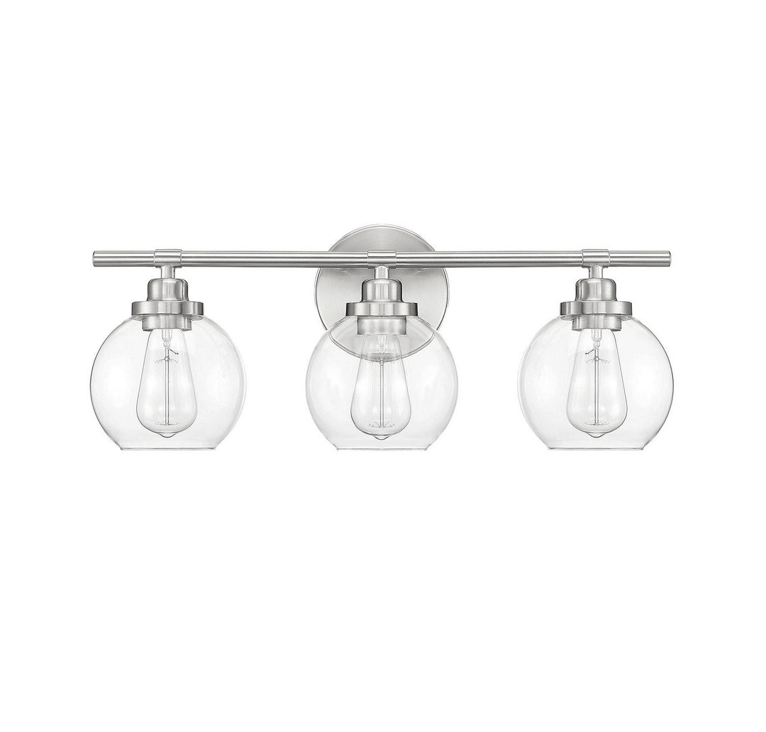 Savoy House Carson 8-4050-3-SN Bath Vanity Light 23 in. wide - Satin Nickel