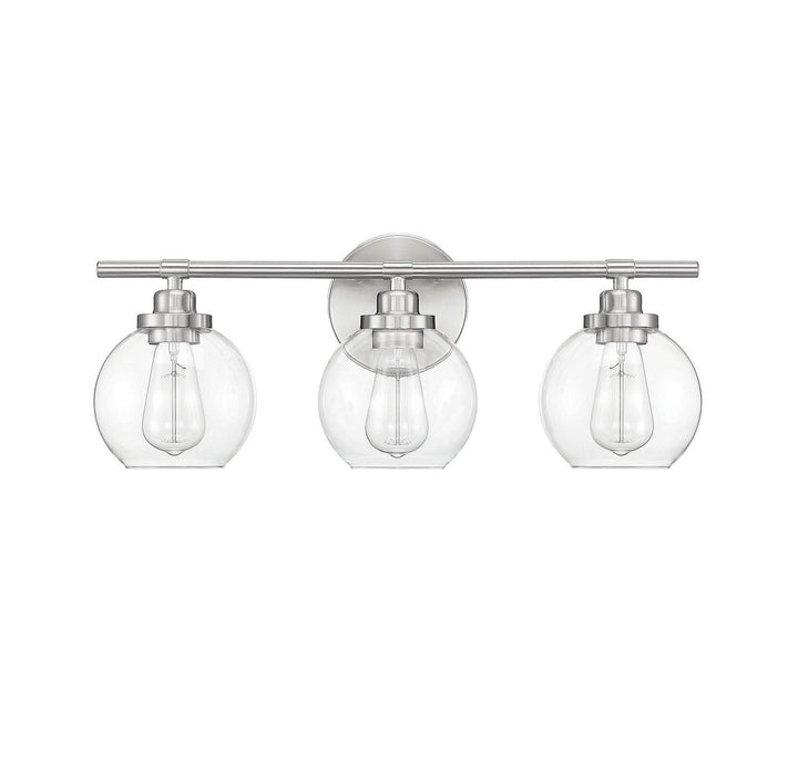 Savoy House Carson 8-4050-3-SN Bath Vanity Light 23 in. wide - Satin Nickel