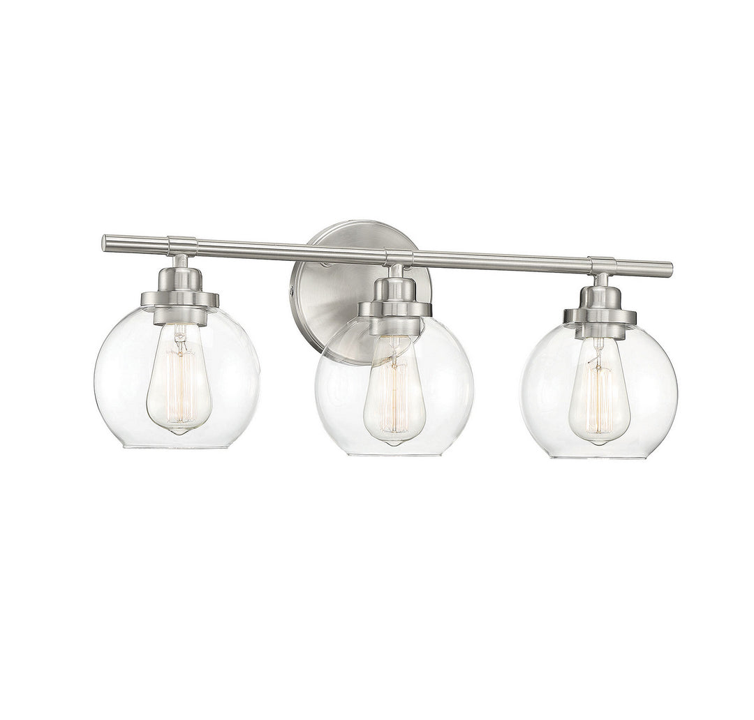 Savoy House Carson 8-4050-3-SN Bath Vanity Light 23 in. wide - Satin Nickel