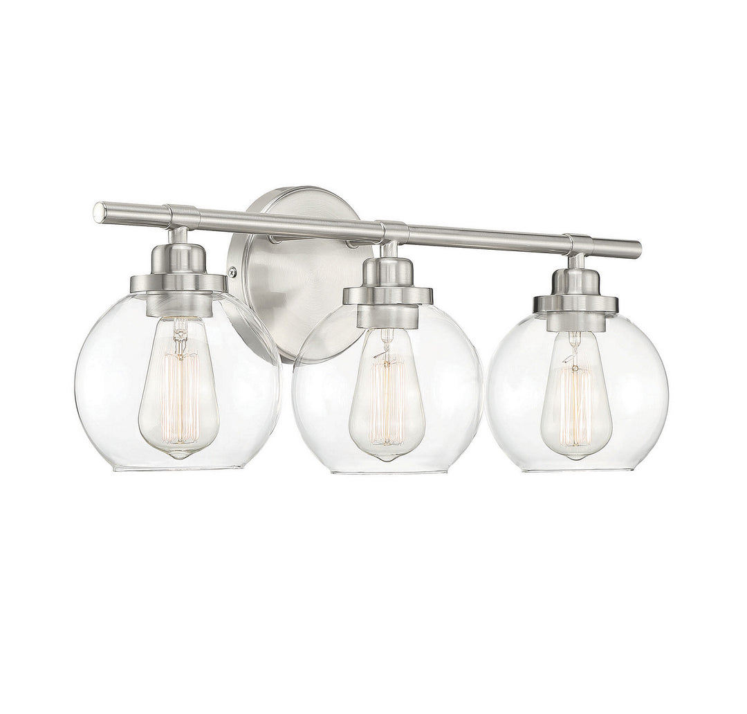 Savoy House Carson 8-4050-3-SN Bath Vanity Light 23 in. wide - Satin Nickel